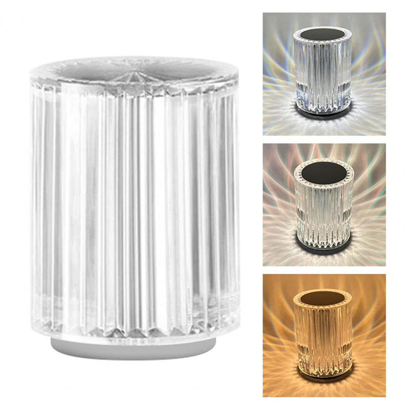 Crystal Lamp Table Lamp Atmosphere Creative Line Small Night Lamp Led