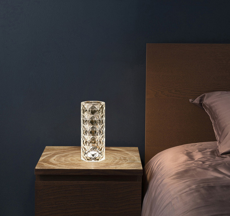 Nordic Crystal Lamp USB Table Lamps