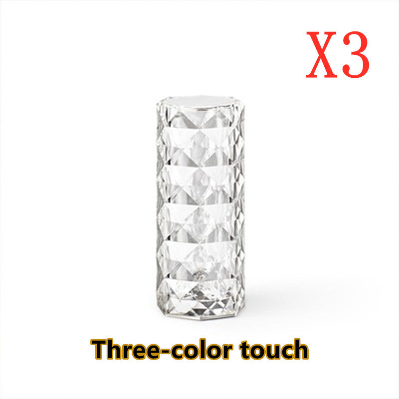 Nordic Crystal Lamp USB Table Lamps