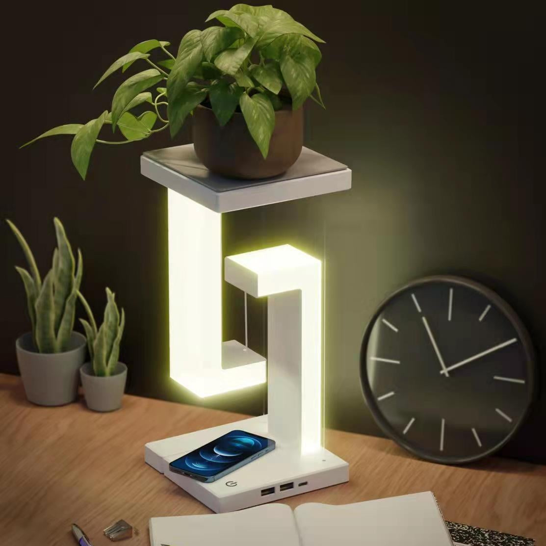 Creative Smartphone Wireless Charging   Floating Table Lamp