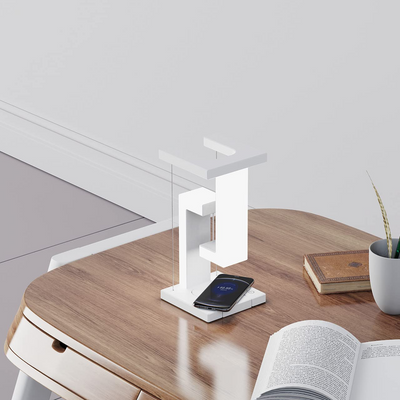 Creative Smartphone Wireless Charging  Floating Table Lamp