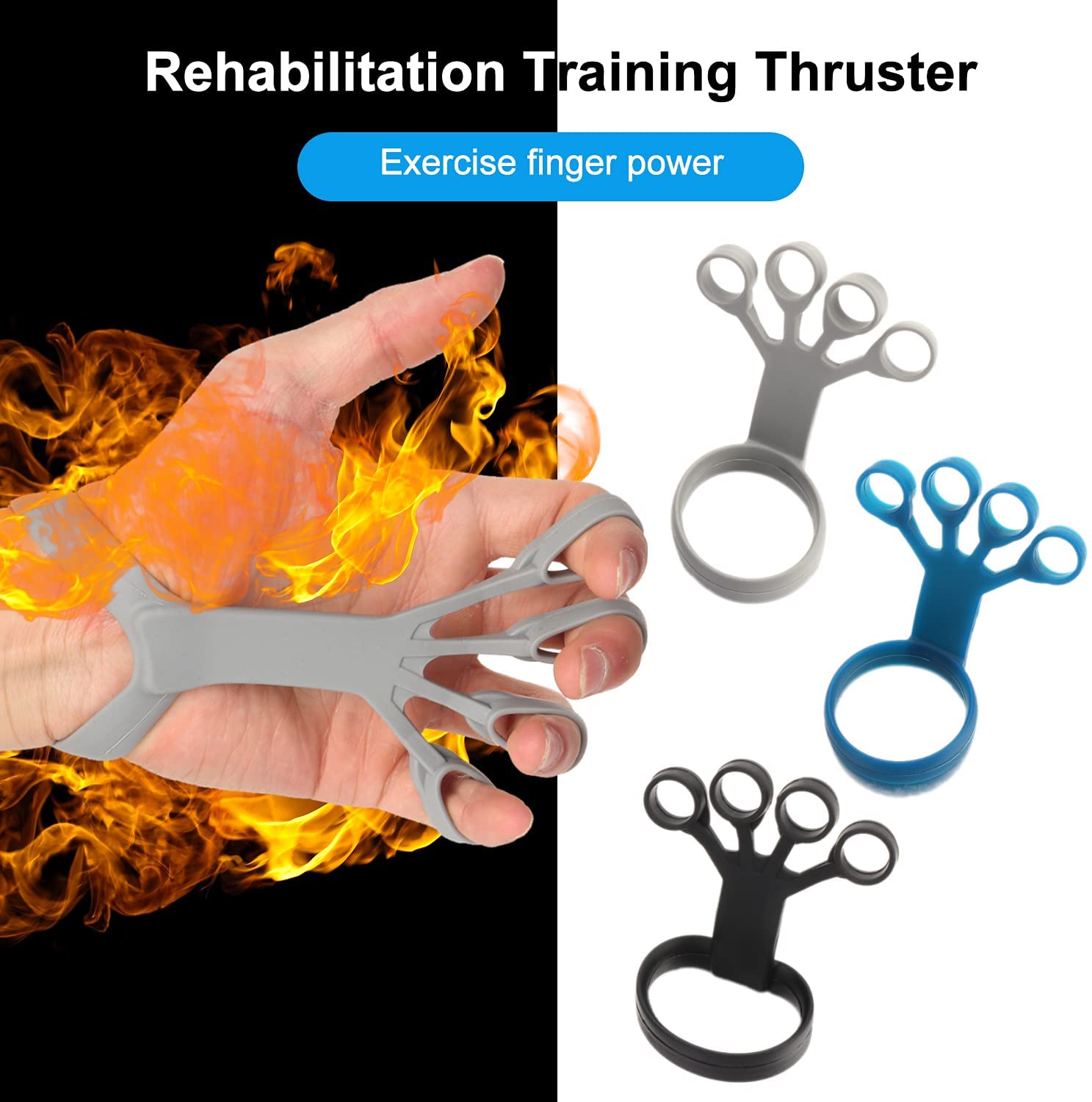 Silicone Grip Device For Finger Exercise