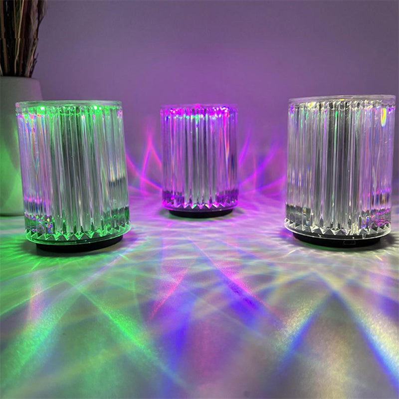 Crystal Lamp Table Lamp Atmosphere Creative Line Small Night Lamp Led 