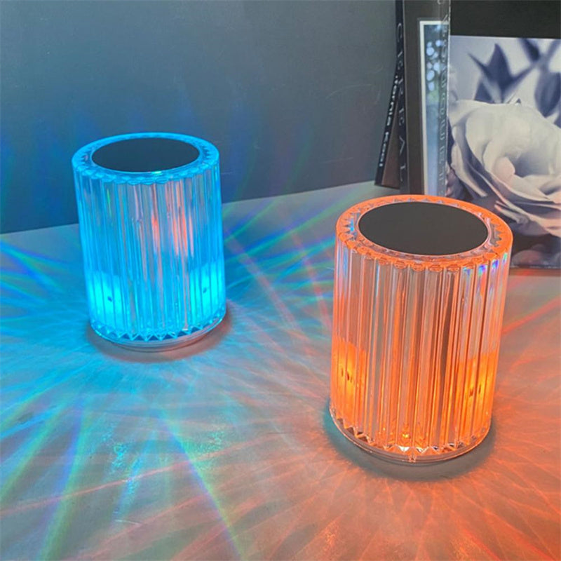 Crystal Lamp Table Lamp Atmosphere Creative Line Small Night Lamp Led 