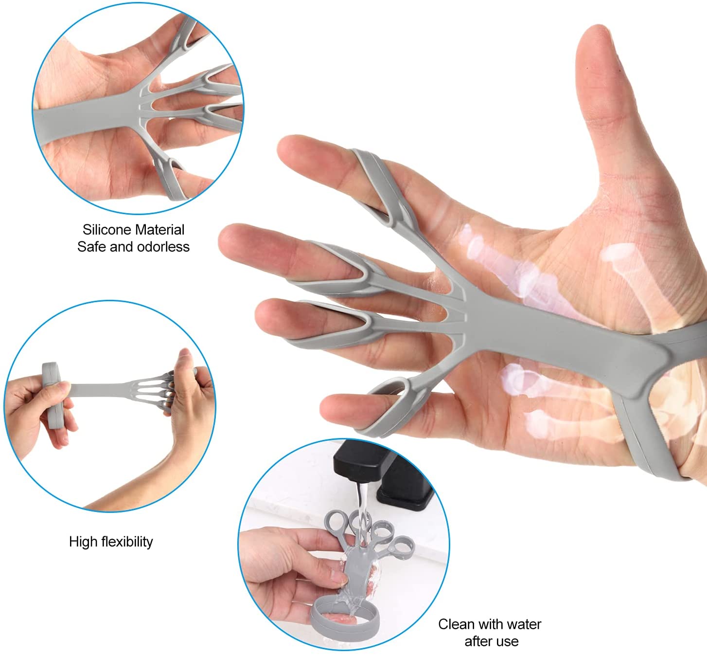 Silicone Grip Device For Finger Exercise